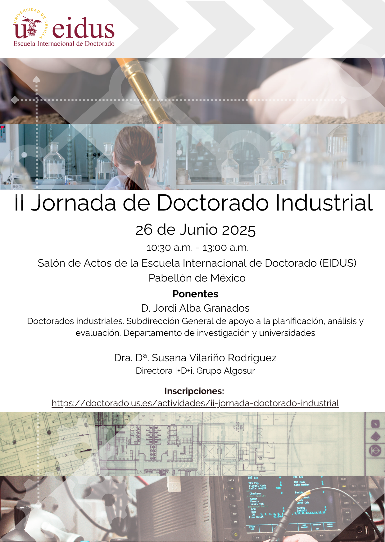 Cartel II Jornada Doctorado Industrial